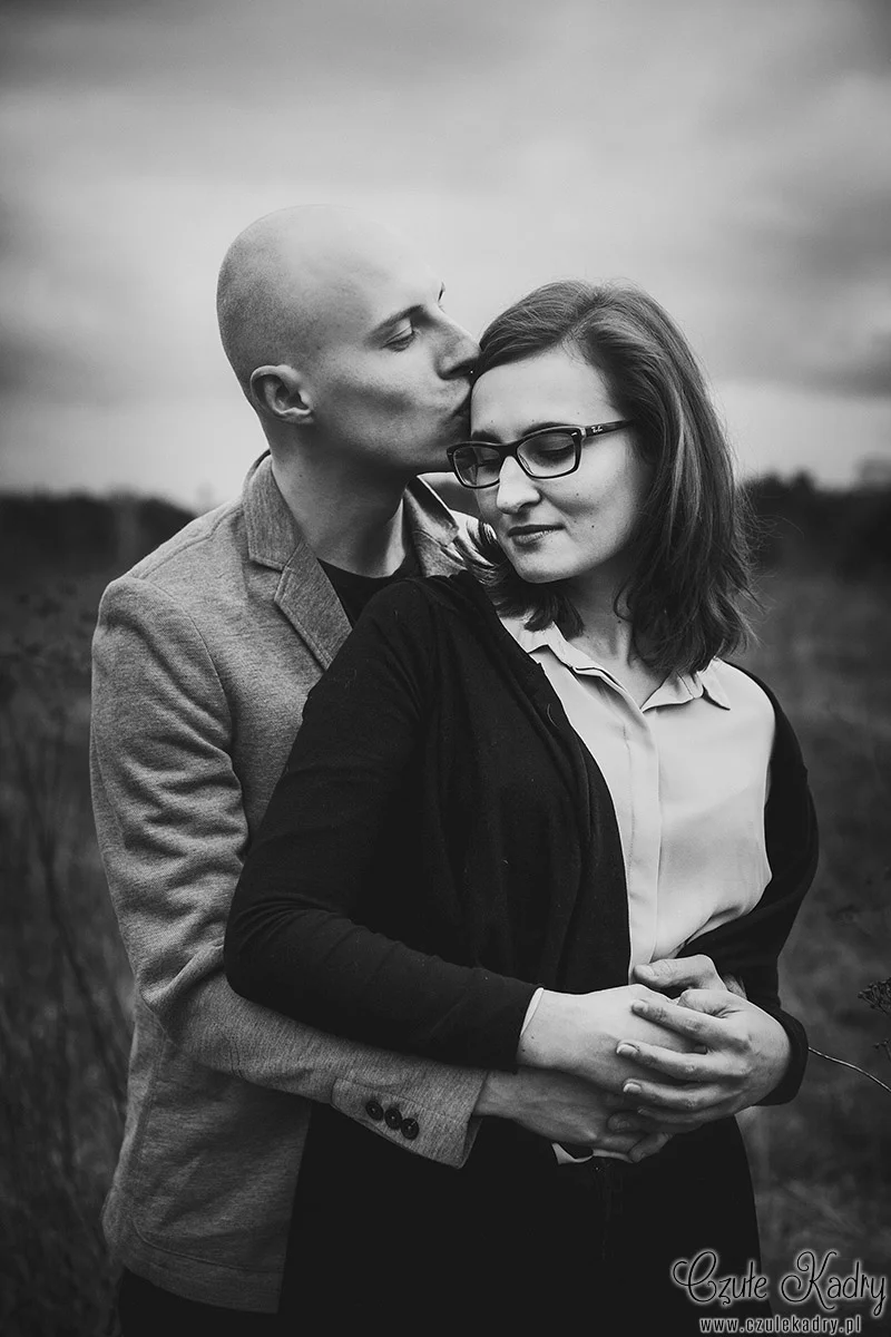 sesja narzeczeńska z psem