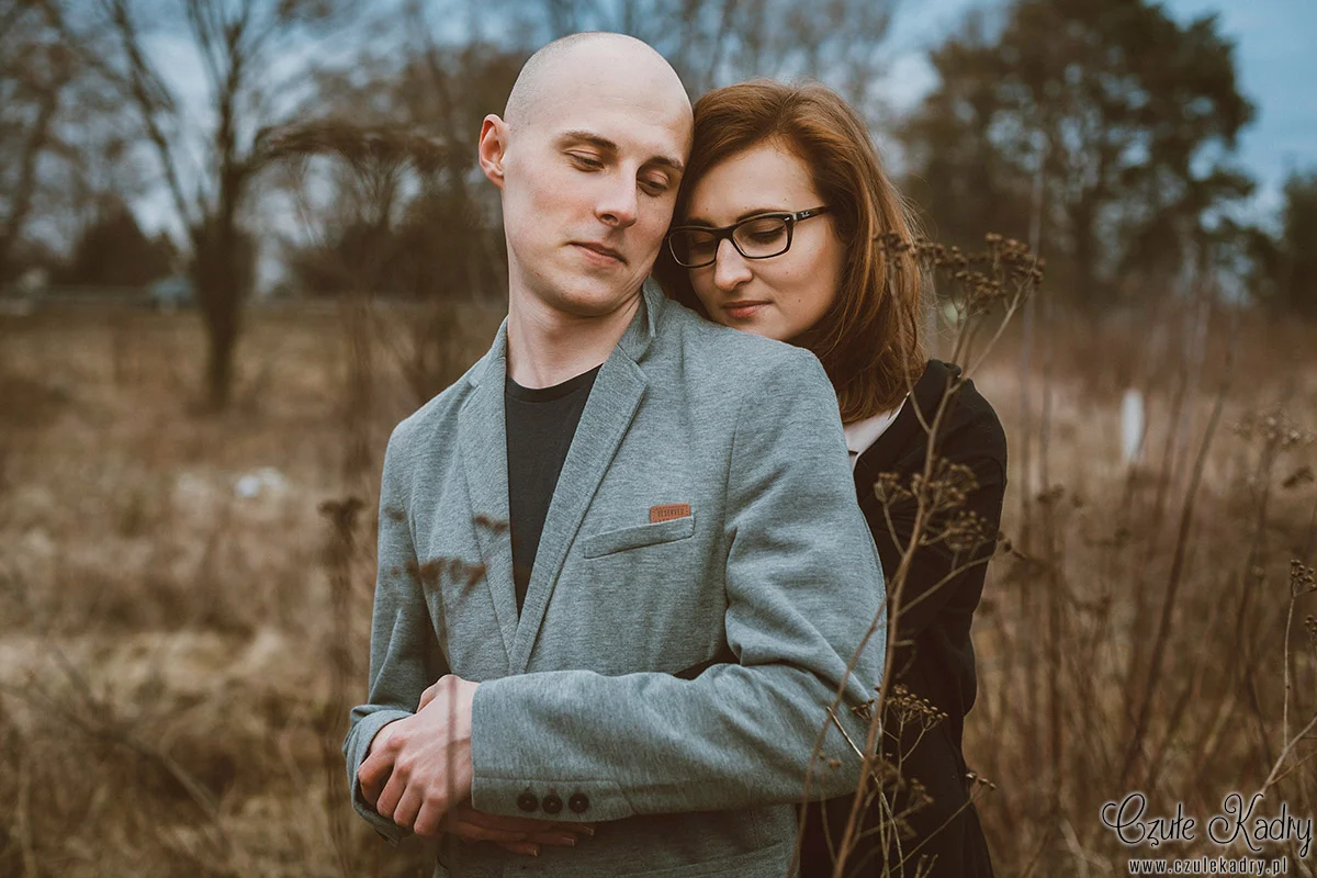 sesja narzeczeńska z psem