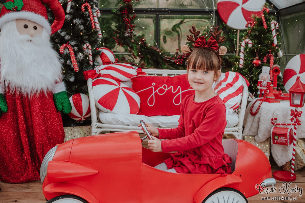 sesja świąteczna w szklarni 2025