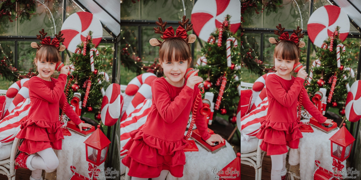 sesja świąteczna w szklarni 2025