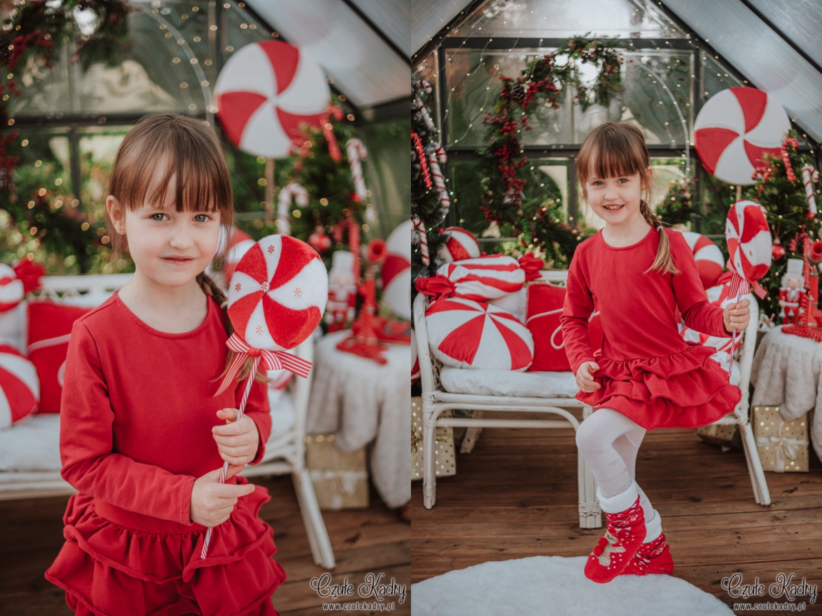 sesja świąteczna w szklarni 2025