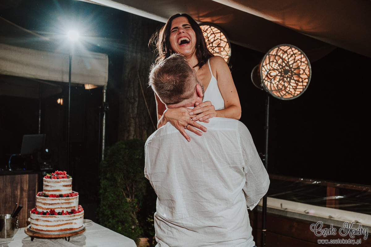 winiarnia nad jeziorem slub