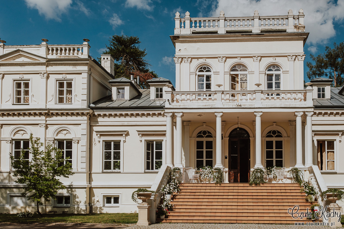 ślub w plenerze pałac chojnata