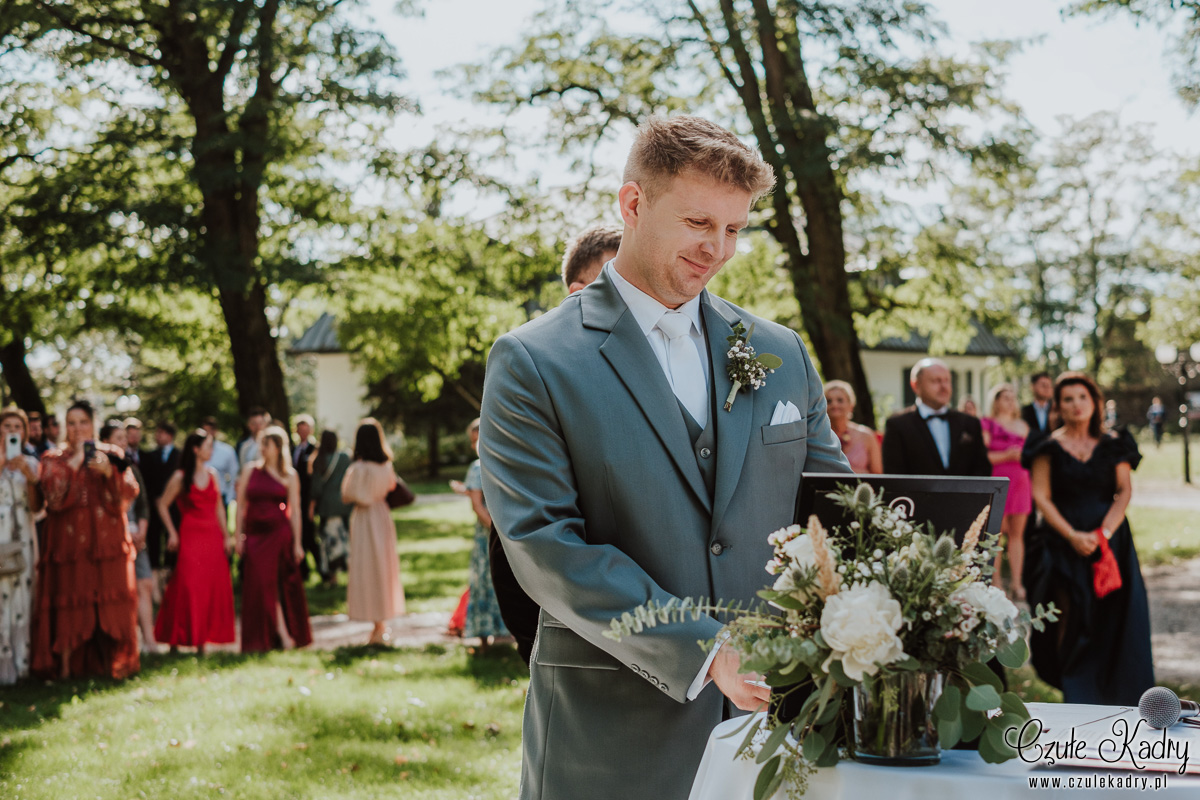 slub w plenerze palac chojnata