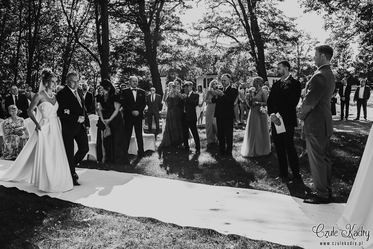 slub w plenerze palac chojnata