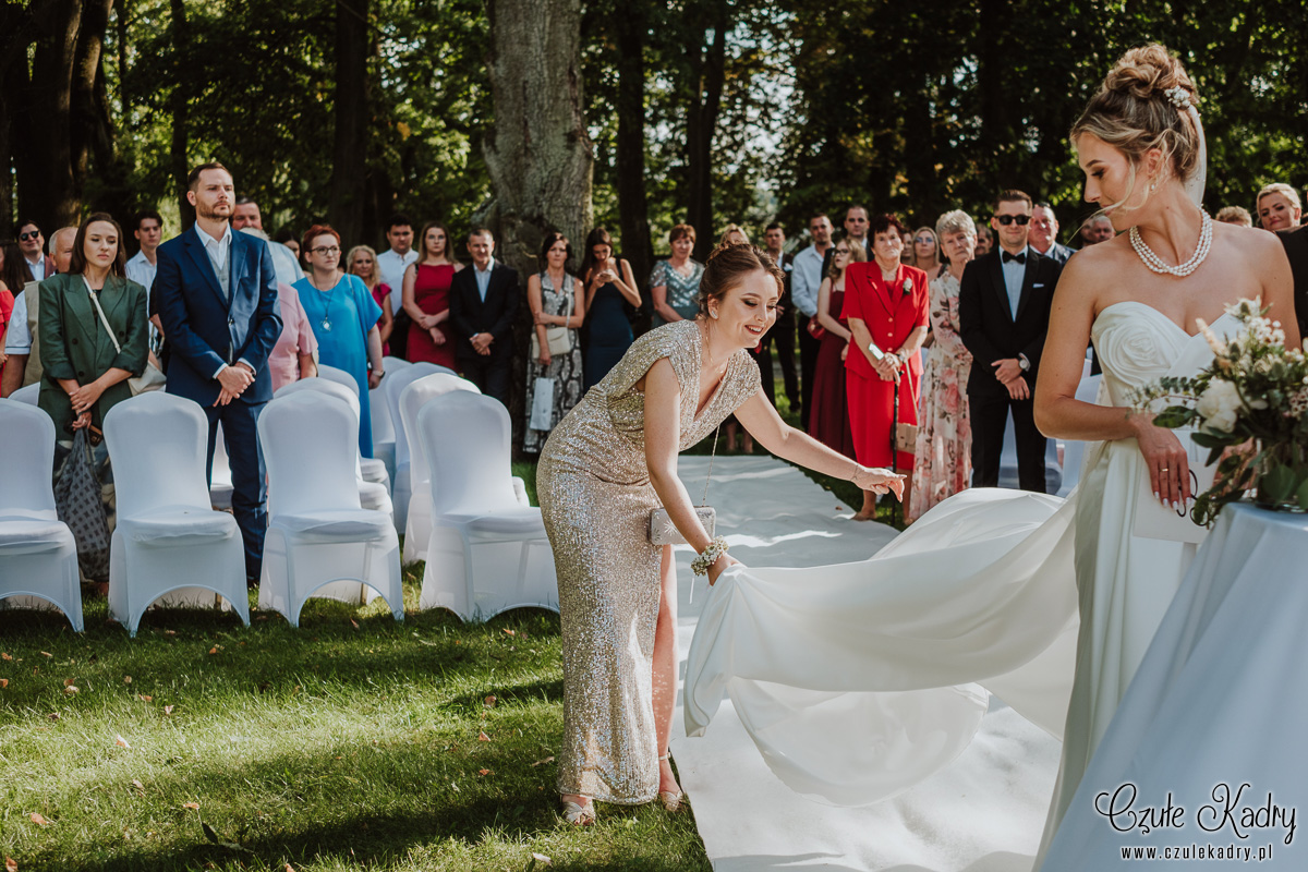 slub w plenerze palac chojnata